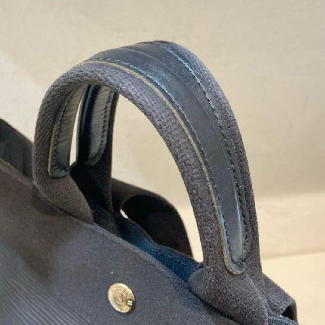 【美品】TOPKAPI リプル ハンドル付 リュック　黒