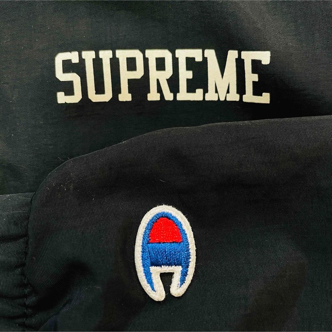 6543 シュプリーム チャンピオン　ジップアップナイロンジャケット　ロゴ
