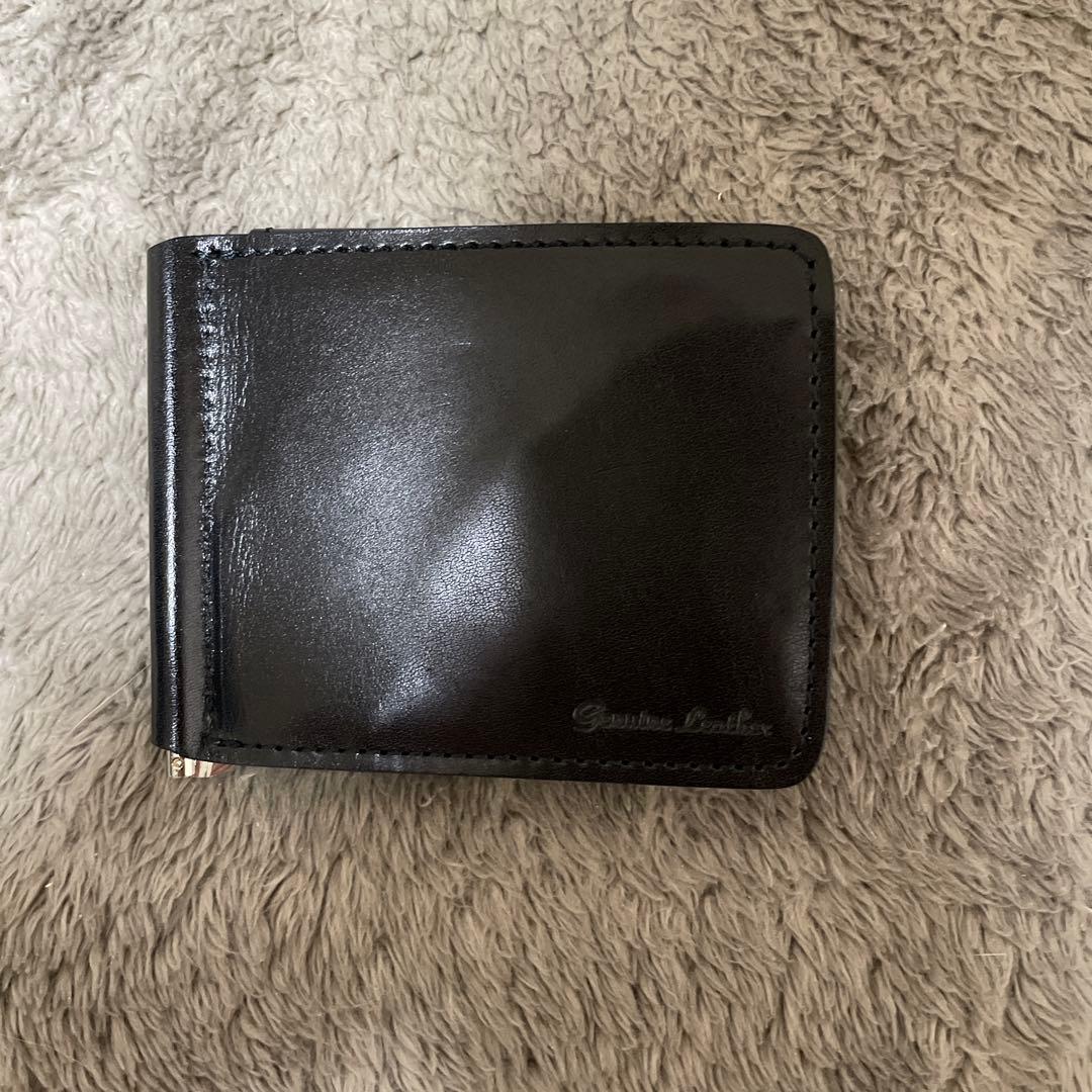 20/80 黒 二つ折り財布