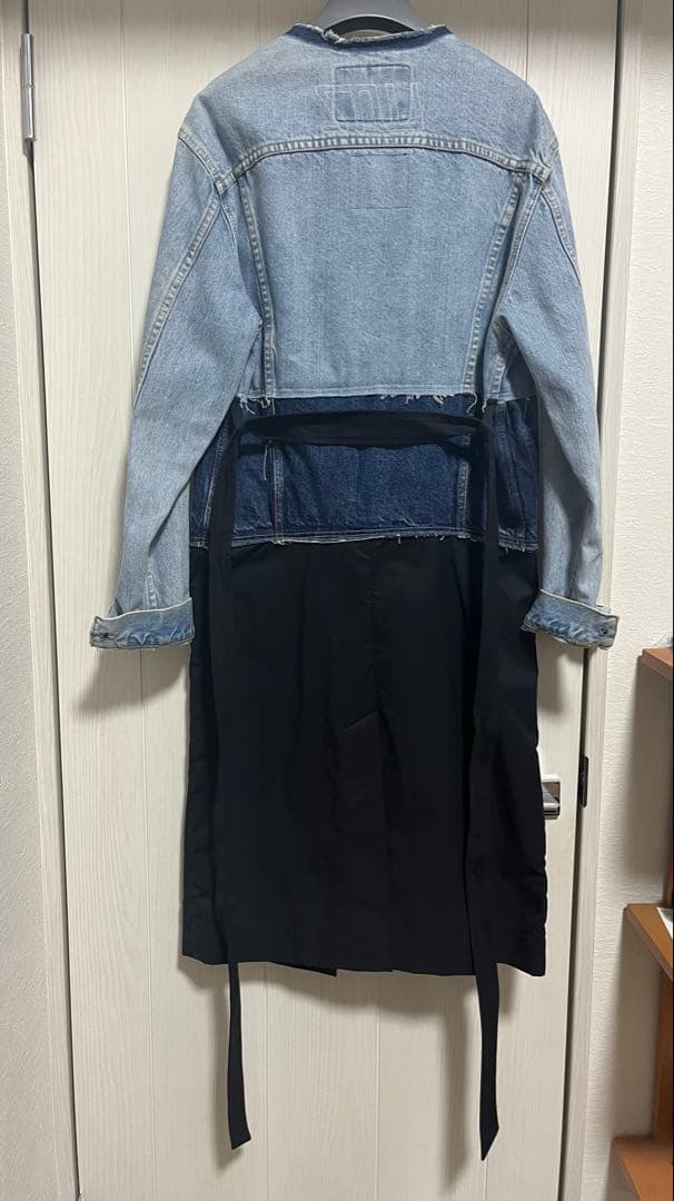 週末限定値下げ、lutz huelleリメイクデニムコート