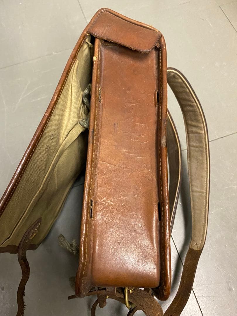 【美品 日本陸軍 将校？兵隊？下士官？ 背嚢】 戦前 当時物 旧日本軍 骨董品