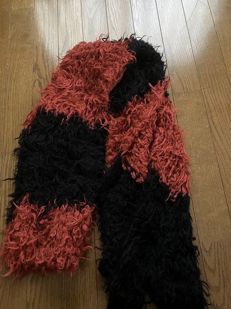 衝撃 ラッドミュージシャン アルパカボーダーマフラー