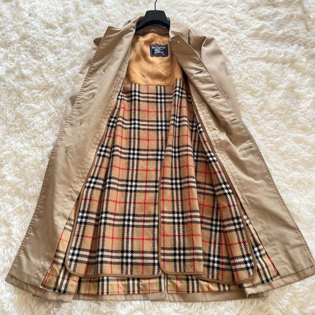 バーバリー　英国製　ハロッズコラボ　ステンカラーコート　ライナー付き