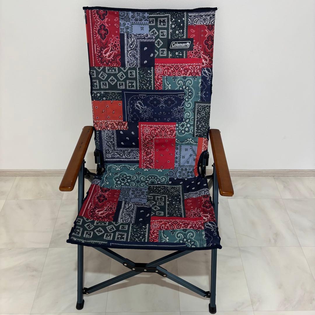 Coleman × BEAMS レイチェア バンダナ柄　コラボ限定2脚セット