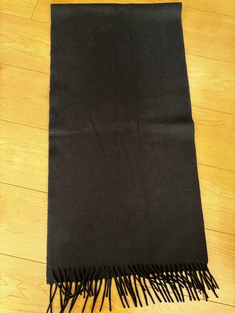 Louis Vuitton ブラック カシミヤ マフラー美品