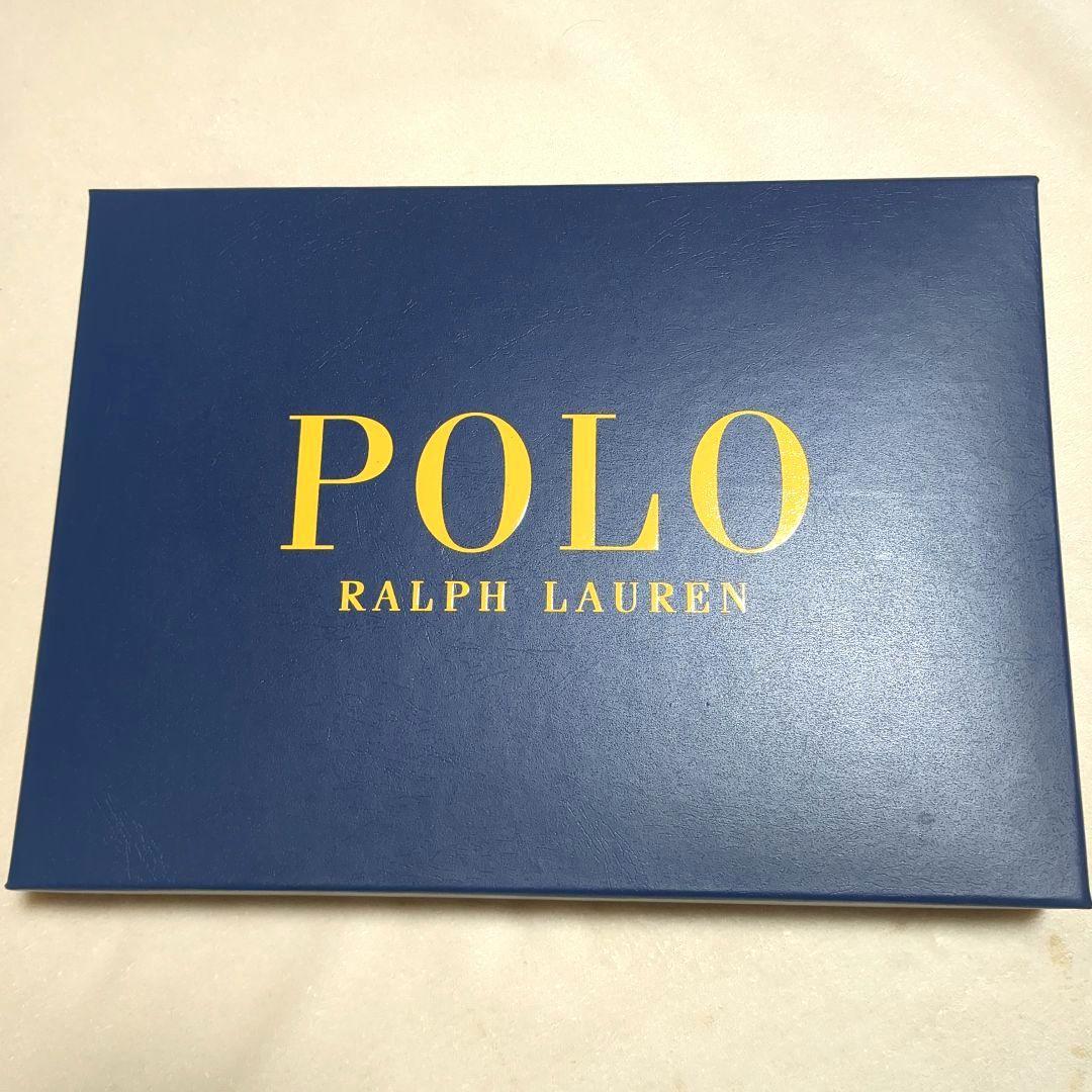 【新品】Ralph Lauren マフラー ネイビー リバーシブル イタリア製
