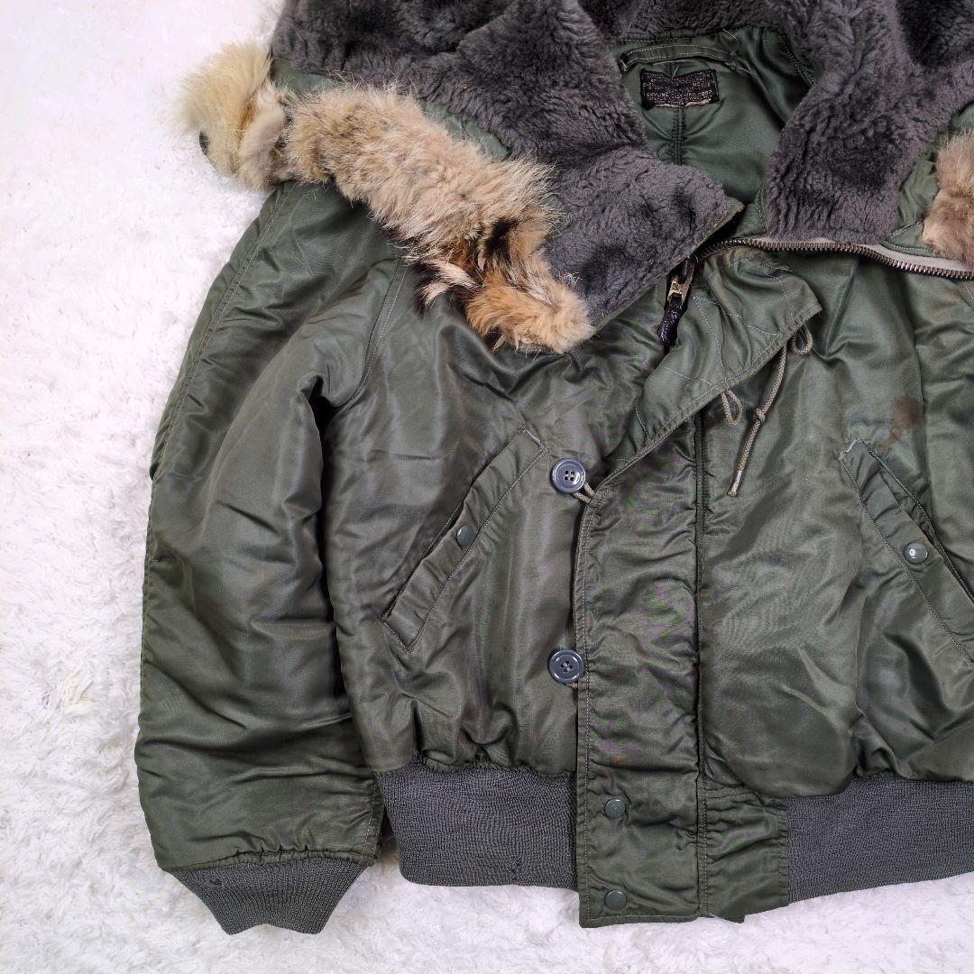 N-2B 60s フライトジャケット 実物 スカイライン社 黒タグ ミリタリー