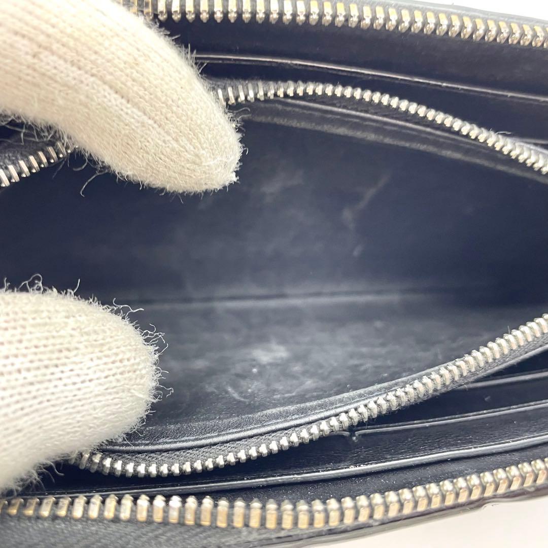 ボッテガヴェネタ　マキシイントレ　ブラック　黒　長財布RFID認証済み