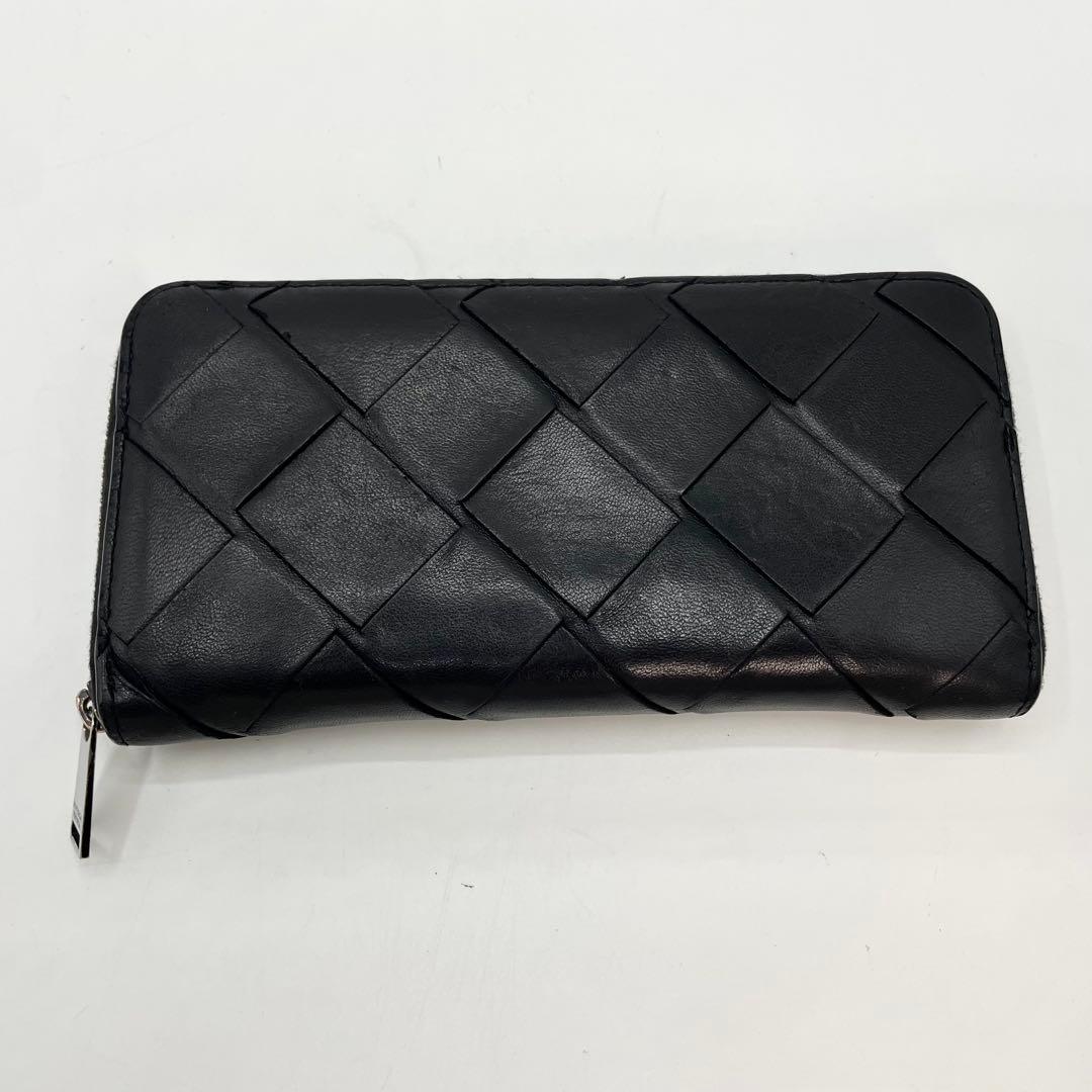 ボッテガヴェネタ　マキシイントレ　ブラック　黒　長財布RFID認証済み