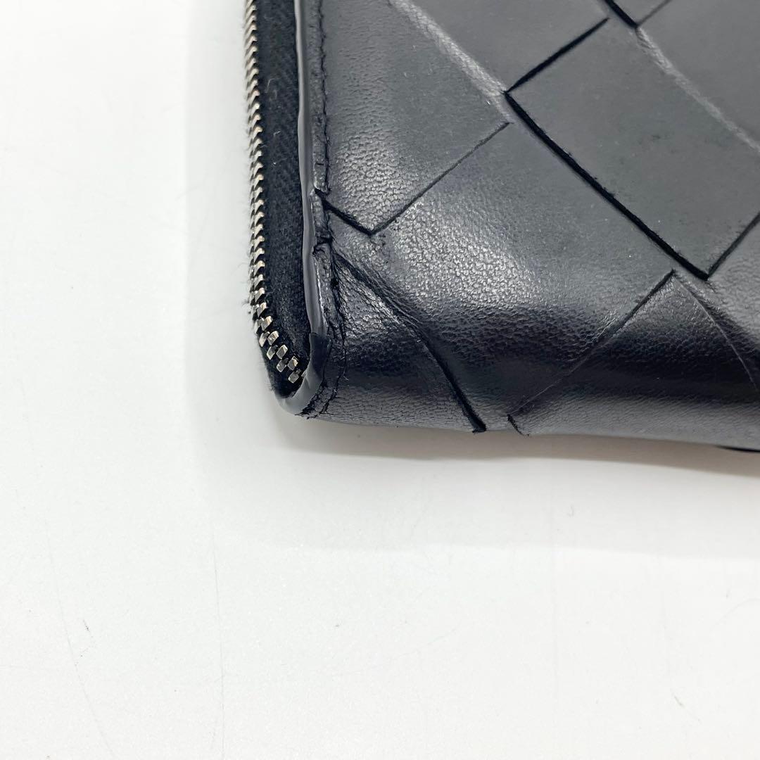 ボッテガヴェネタ　マキシイントレ　ブラック　黒　長財布RFID認証済み