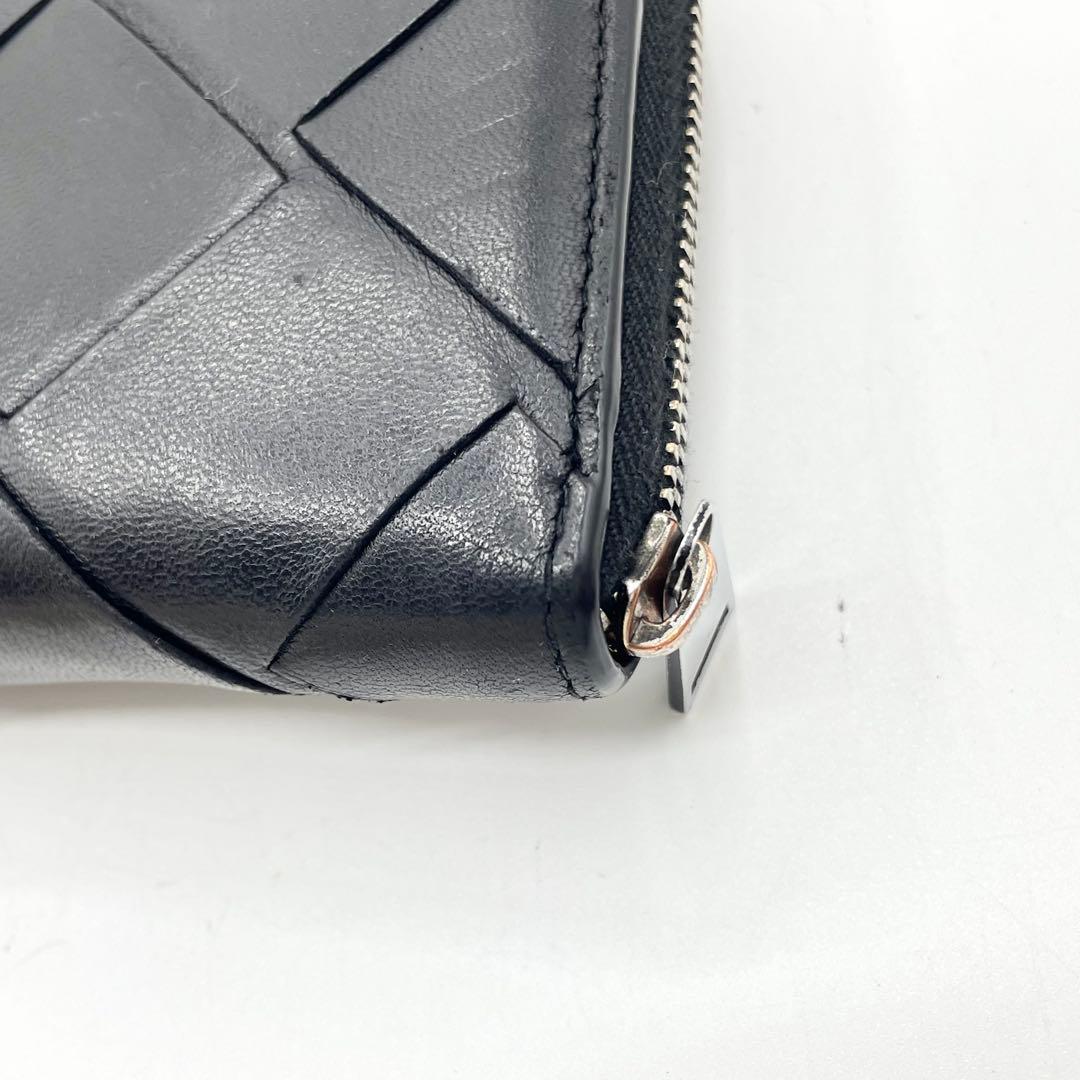 ボッテガヴェネタ　マキシイントレ　ブラック　黒　長財布RFID認証済み