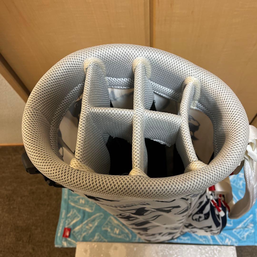 おまけ付き　New Balance ゴルフキャディバッグ ボストンテリア