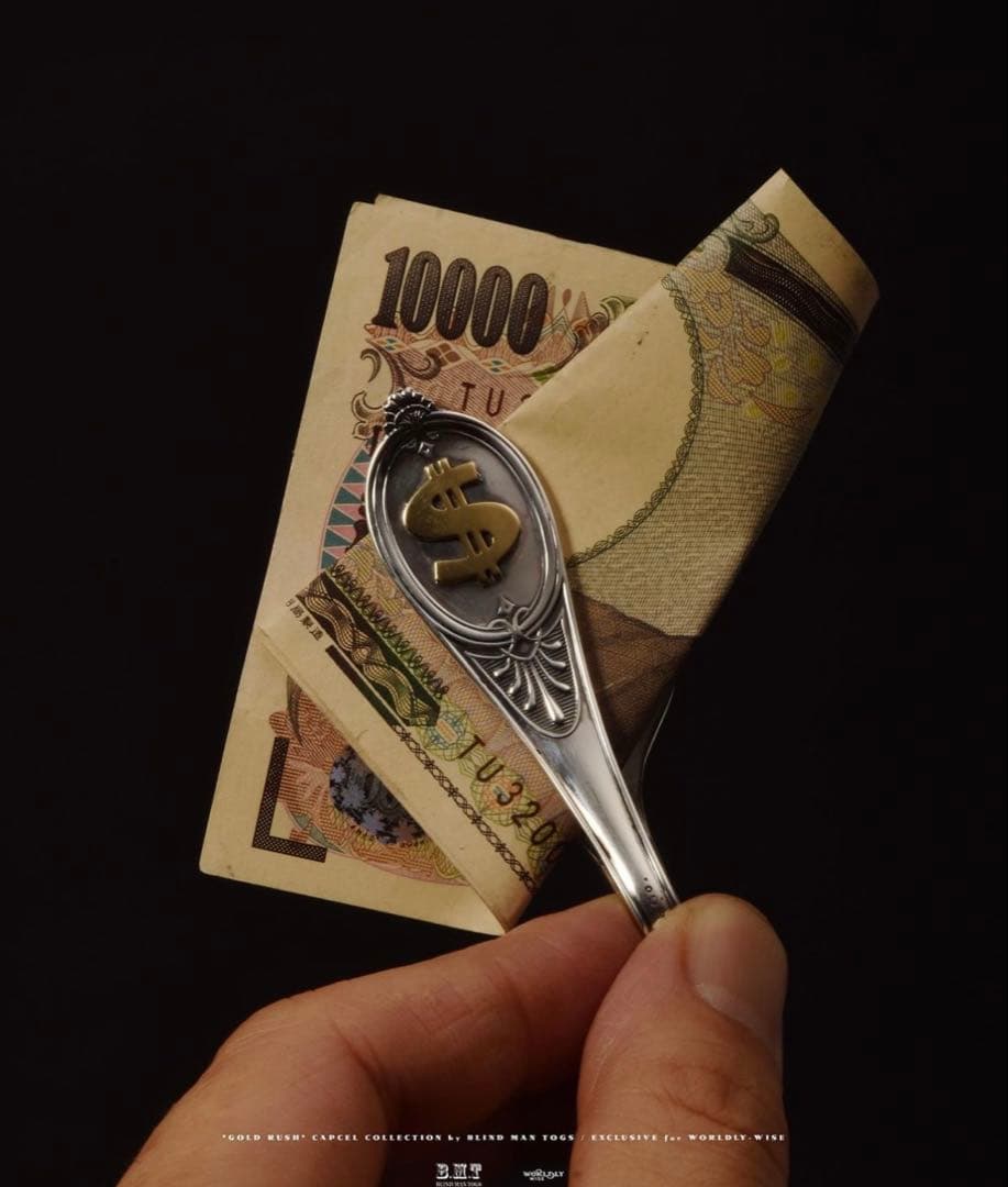 BLIND MAN TOGS TIFFANYマネークリップ K18