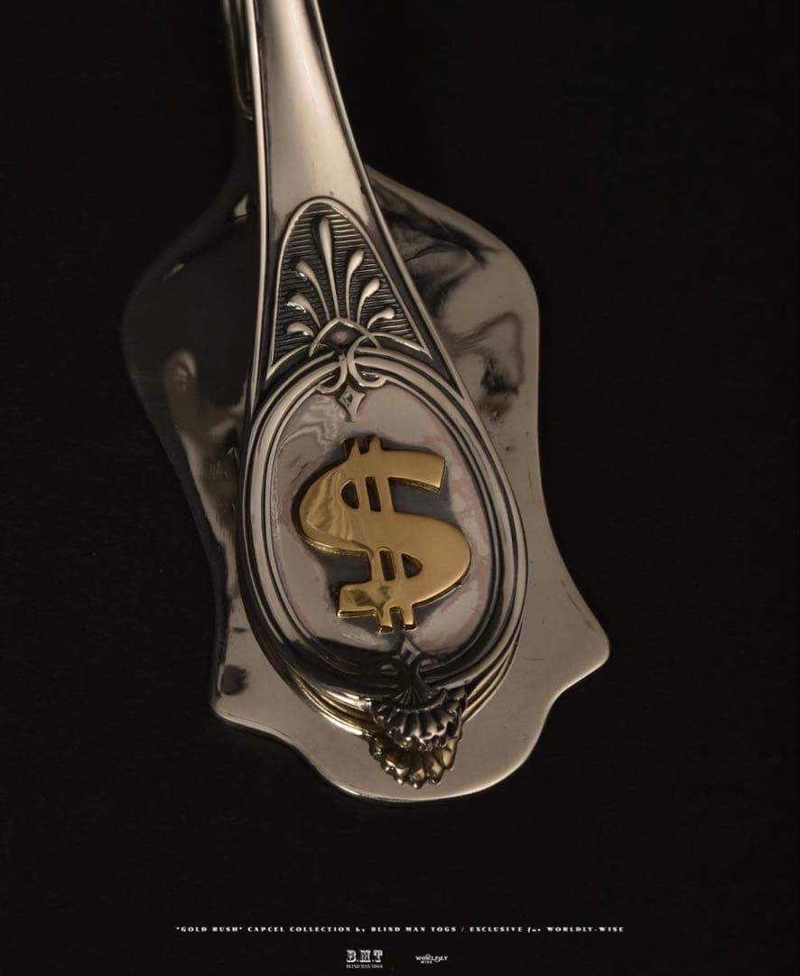 BLIND MAN TOGS TIFFANYマネークリップ K18