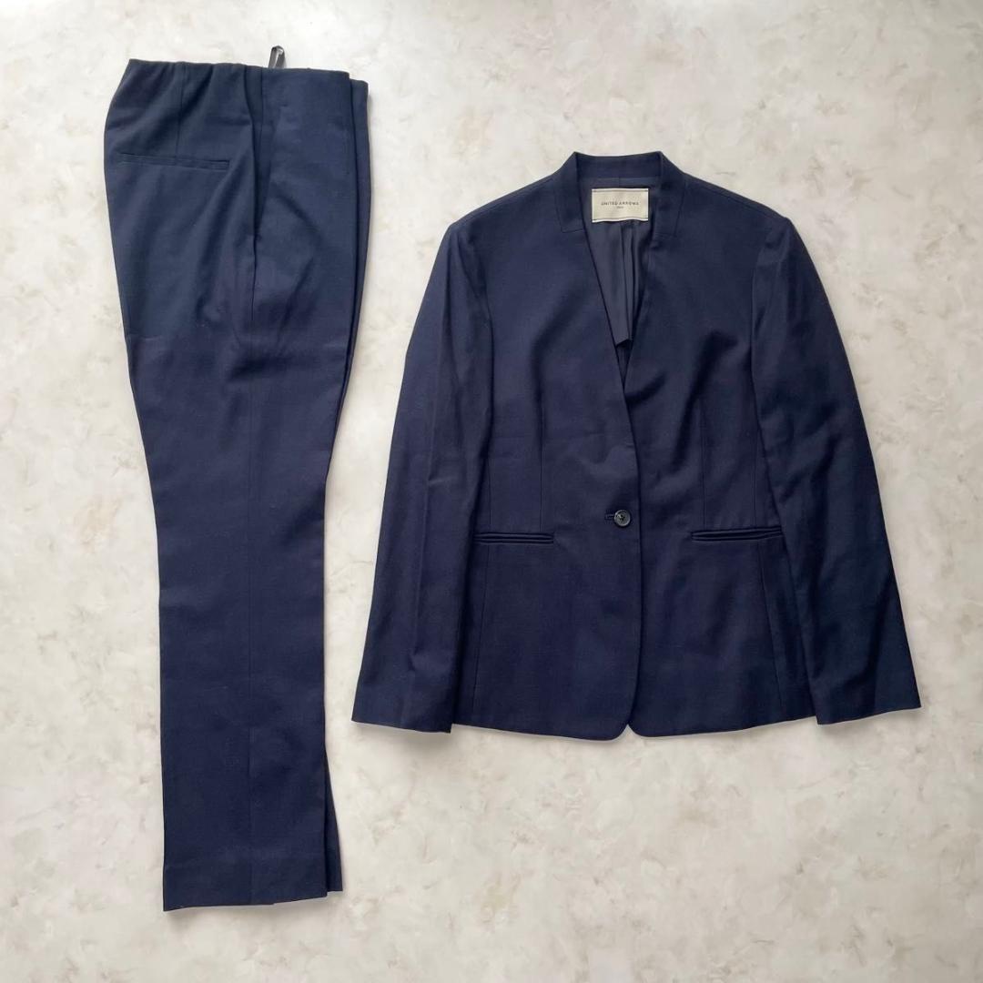 【未使用級】UNITED ARROW パンツスーツ セットアップ　40 38