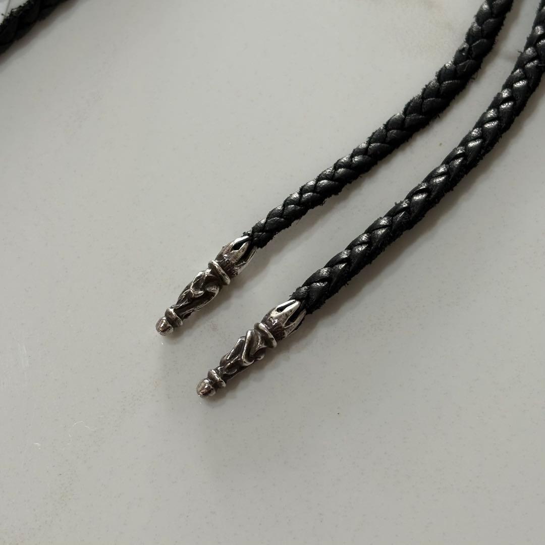 CHROME HEARTS クロムハーツ　スクロールチップレザーブレイド