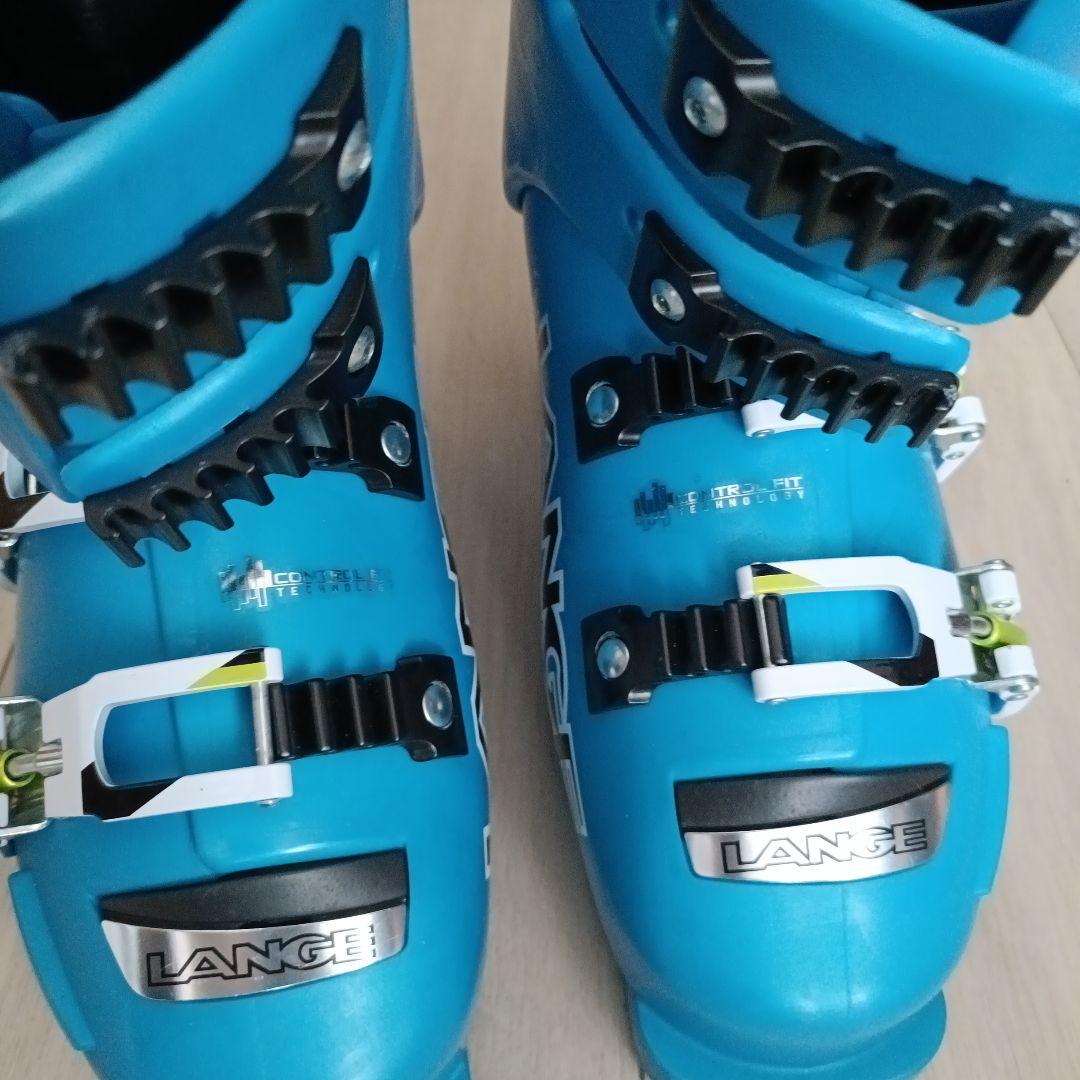 【超美品】LANGE 女性用スキーブーツ 青24-24.5cm