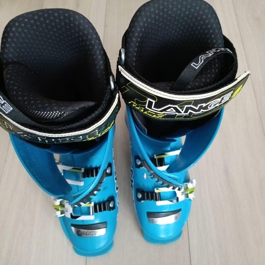 【超美品】LANGE 女性用スキーブーツ 青24-24.5cm