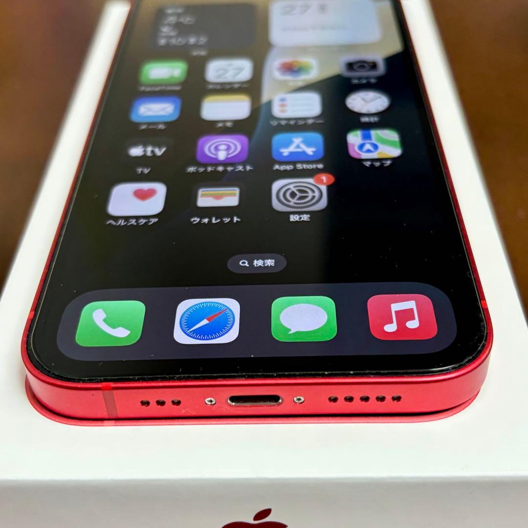 Apple iPhone 12 64GB レッド SIMフリー 付属品完品