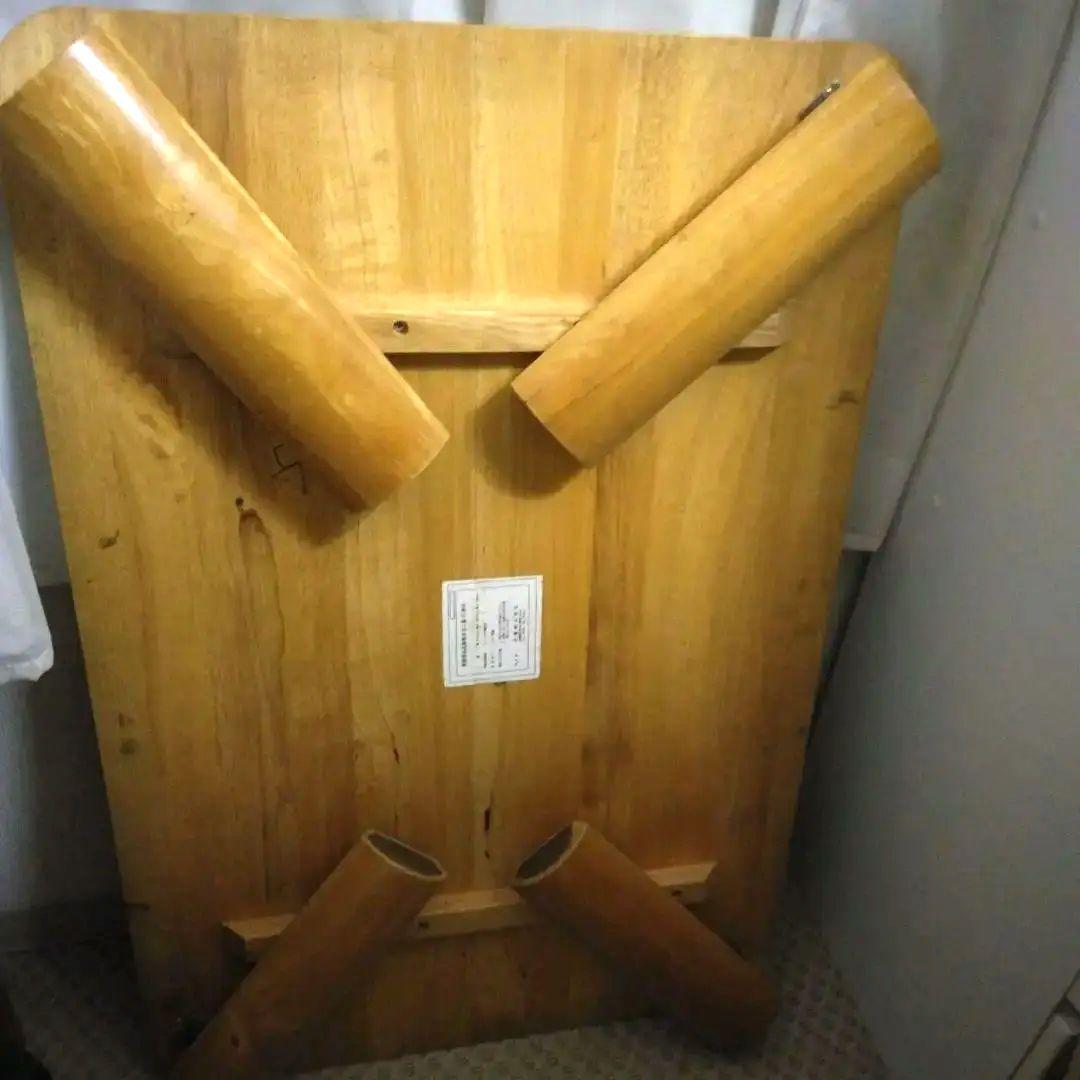 中古品　折り畳み　テーブル　机　ローテーブル