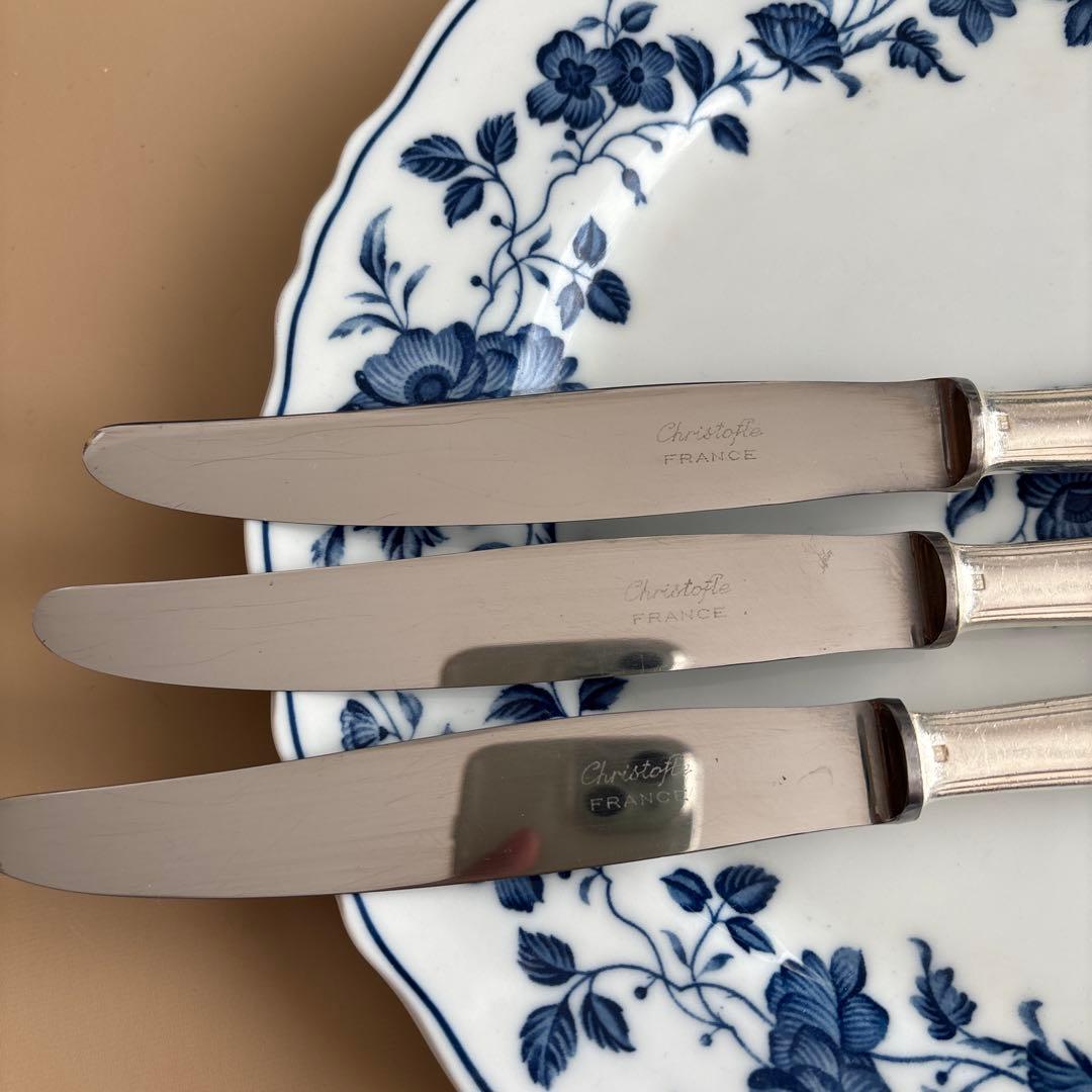 デラシネ　クリストフル テーブルナイフ スプーンフォーク　9本セット