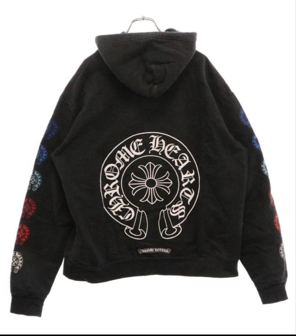 【正規品】CHROME HEARTS 袖マルチホースシュープルオーバーパーカー