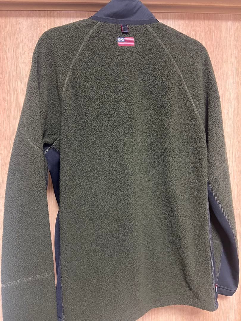 ブリーフィングゴルフ　フリース　オリーブグリーン L size