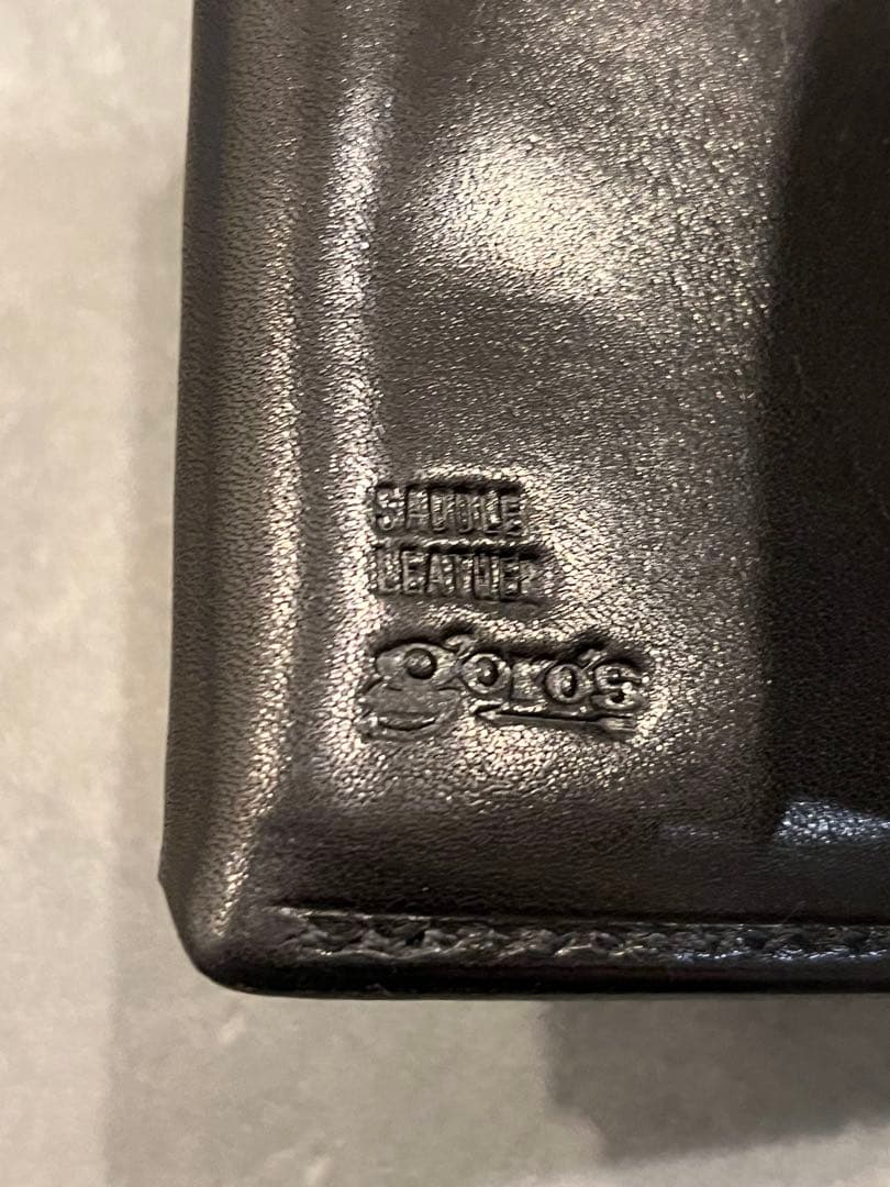 極美品 goro's 財布 新型二つ折り財布 ゴローズ