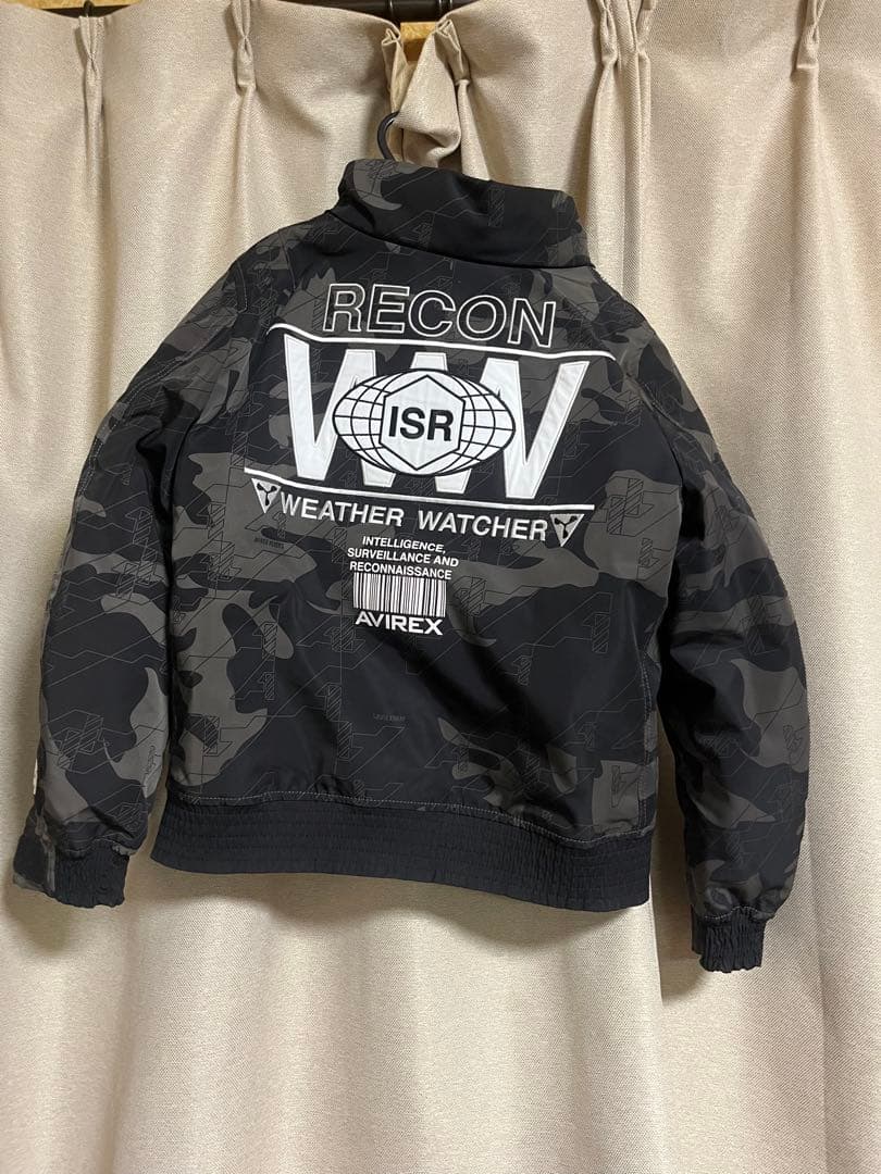AVIREX 中綿　フライトジャケット　ウェザーウォッチャーフード付き