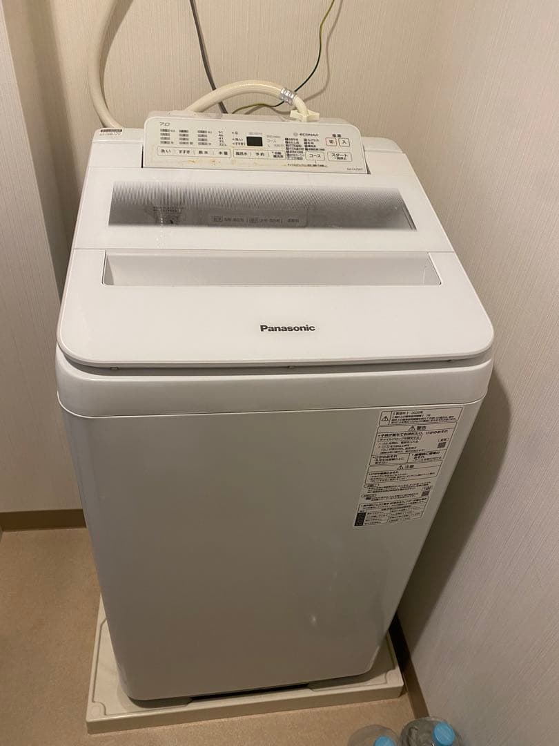【最安/4日まで】パナソニック 7㎏ 洗濯機【NA-FA70H7-W】19年製