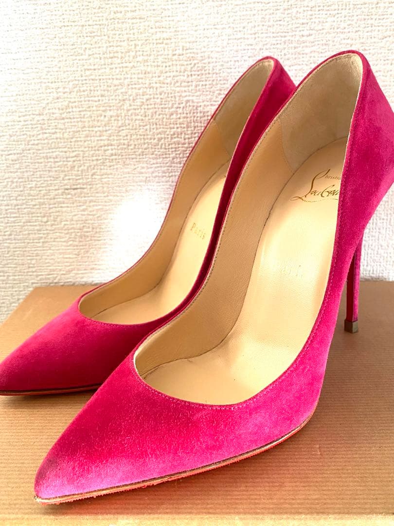 Christian Louboutin ピンク ハイヒール　37