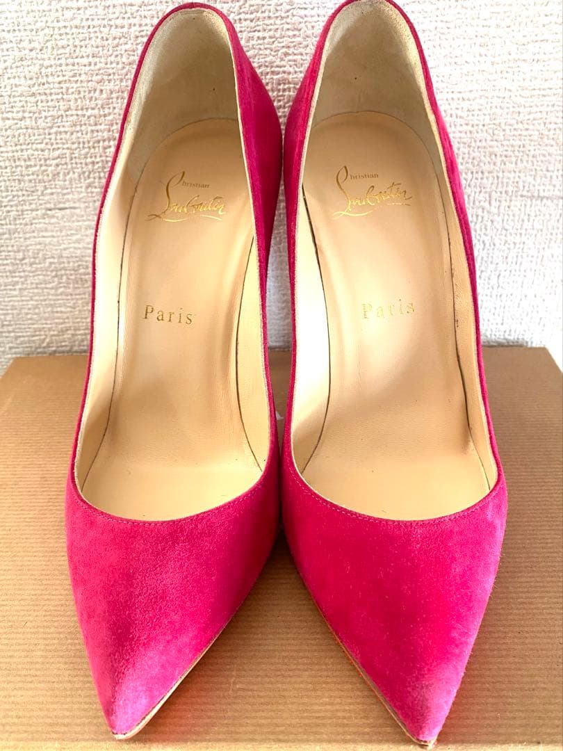 Christian Louboutin ピンク ハイヒール　37