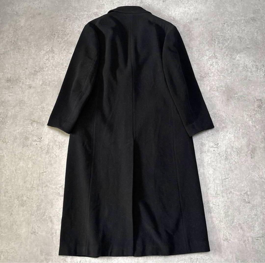希少 ヨウジヤマモト コスチュームドオム カシミヤ混 チェスターコート 3 黒