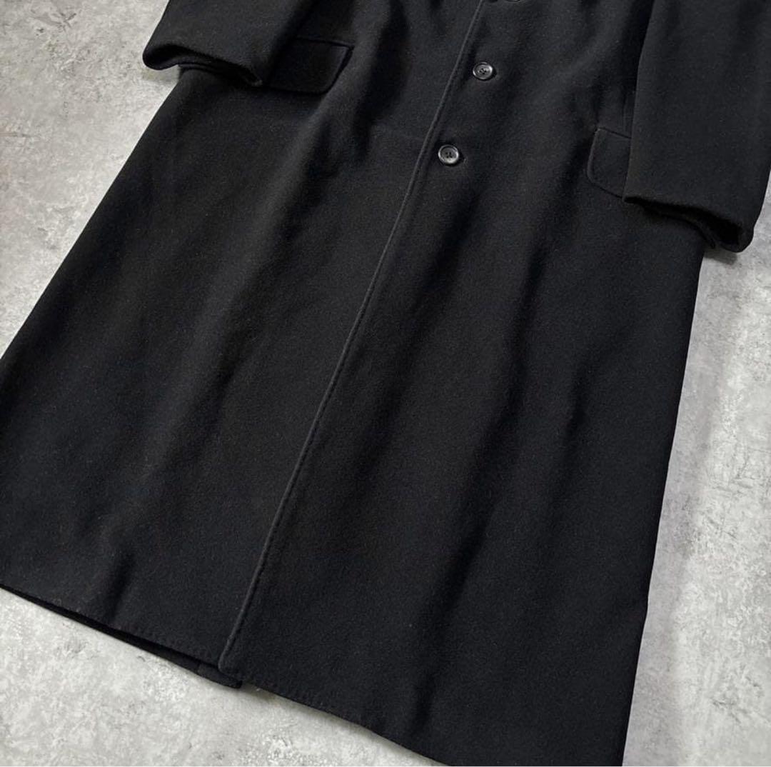 希少 ヨウジヤマモト コスチュームドオム カシミヤ混 チェスターコート 3 黒
