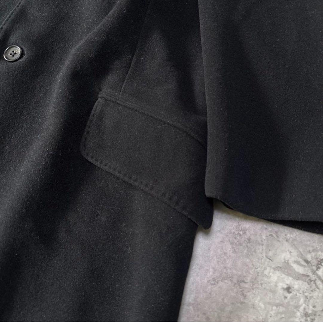 希少 ヨウジヤマモト コスチュームドオム カシミヤ混 チェスターコート 3 黒