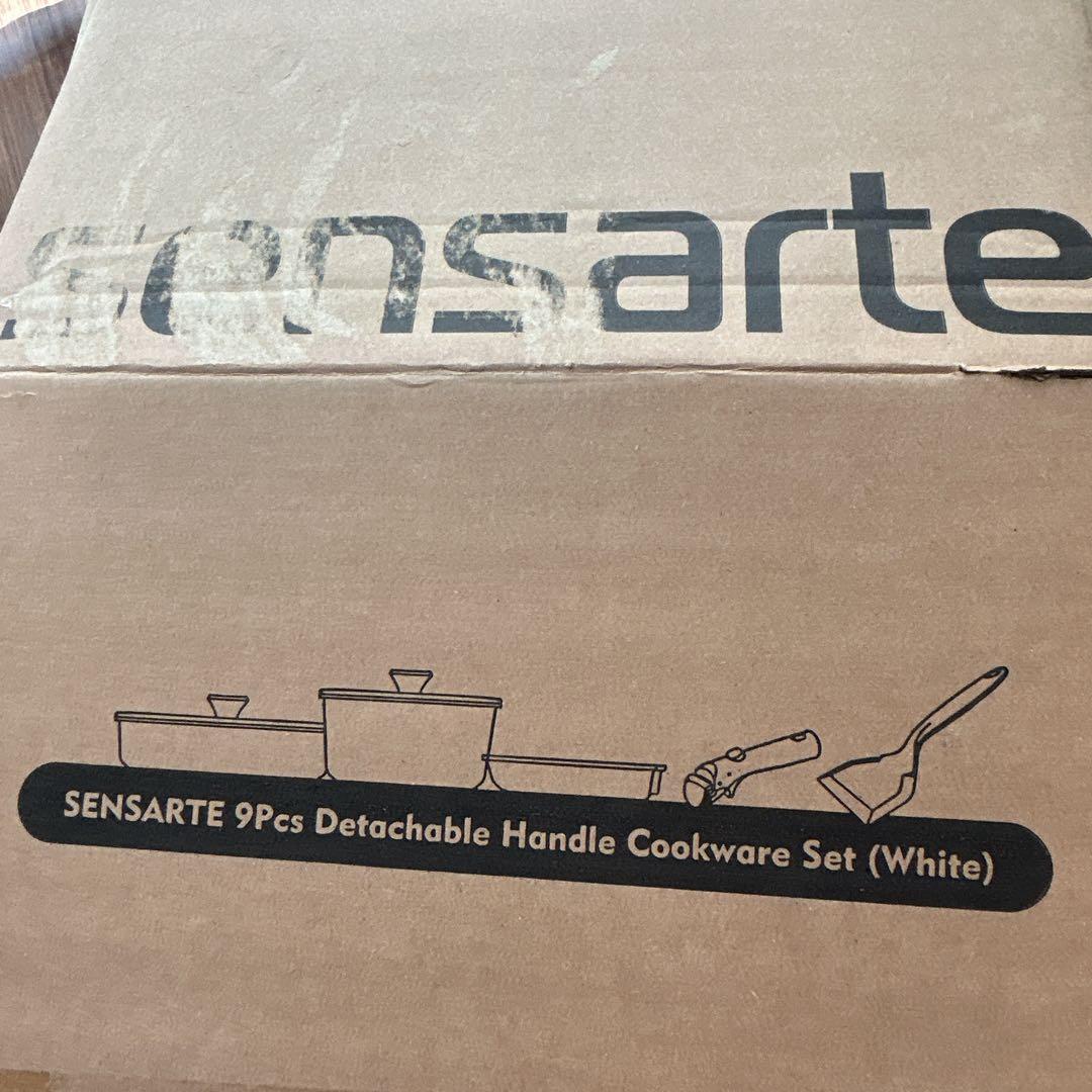 SENSARTE フライパンセット 鍋セット セラミック 9点セット
