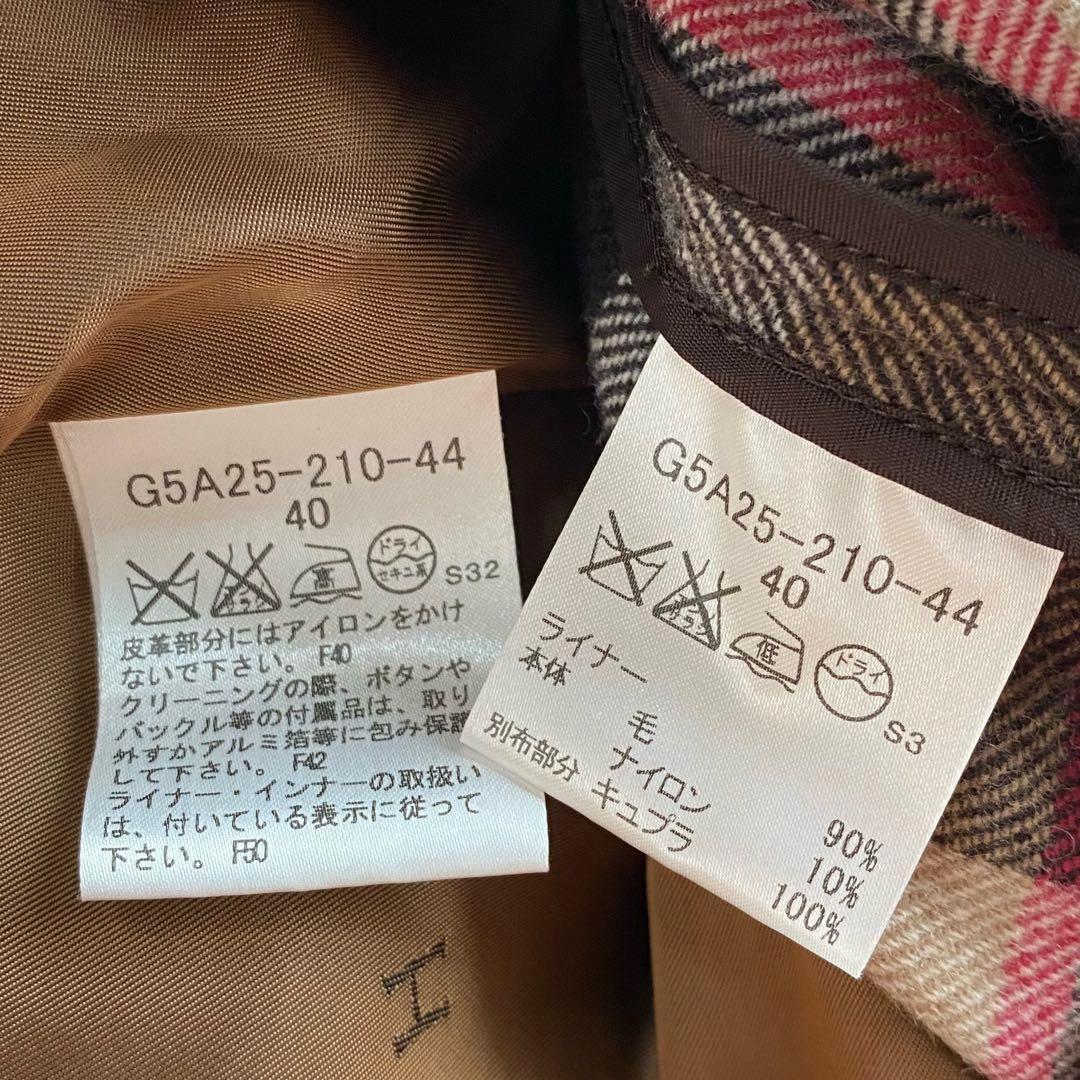 【人気色/美品】マッキントッシュロンドン トレンチコート ピンクベージュ 40