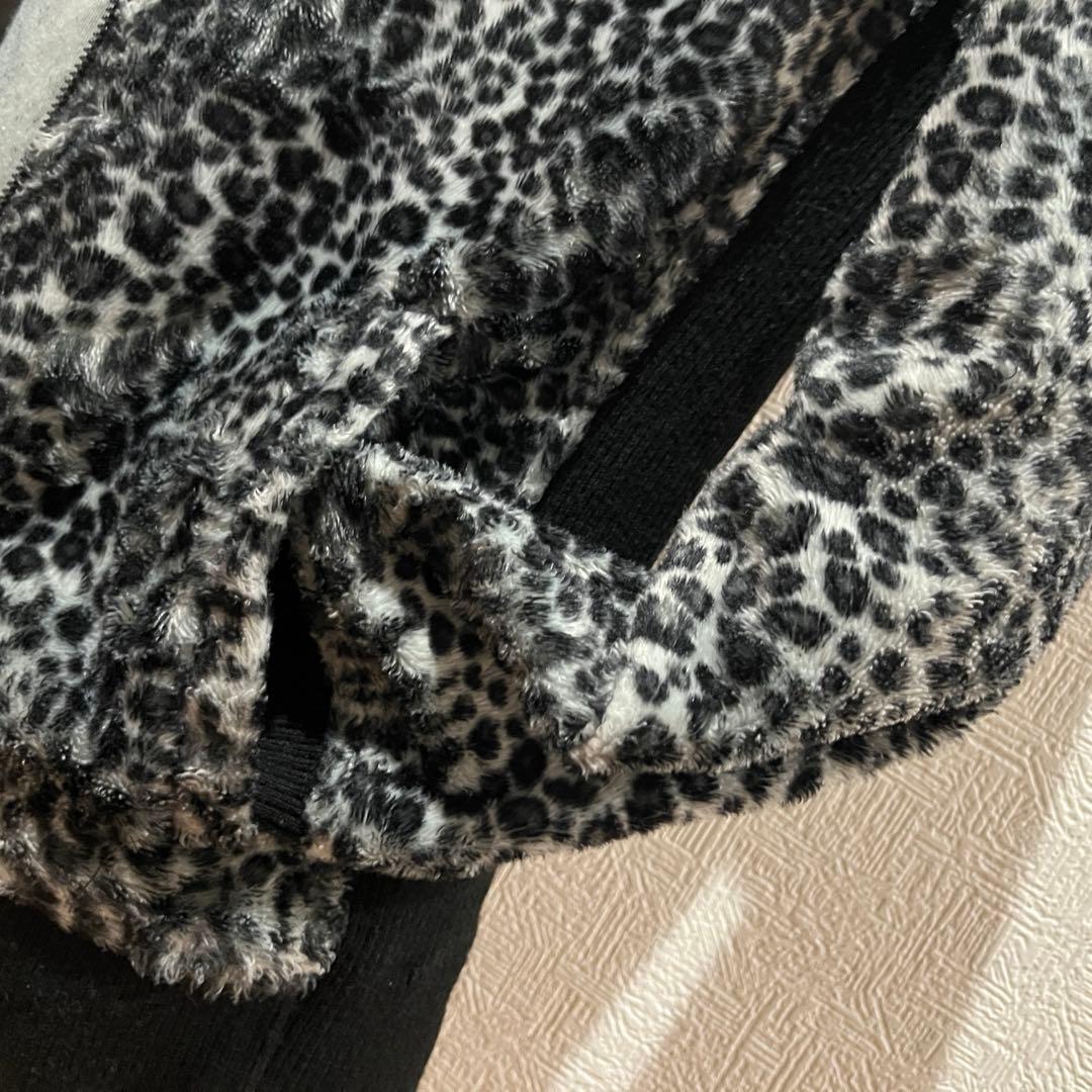 Roen × semantic design レオパード柄パーカー