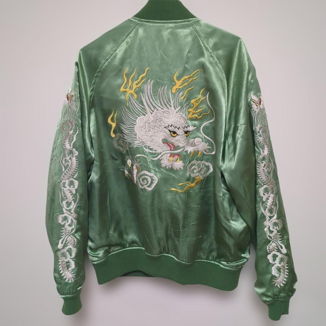 スカジャン DRAGON刺繍 スーベニア ドラゴン ヒステリックグラマー　龍