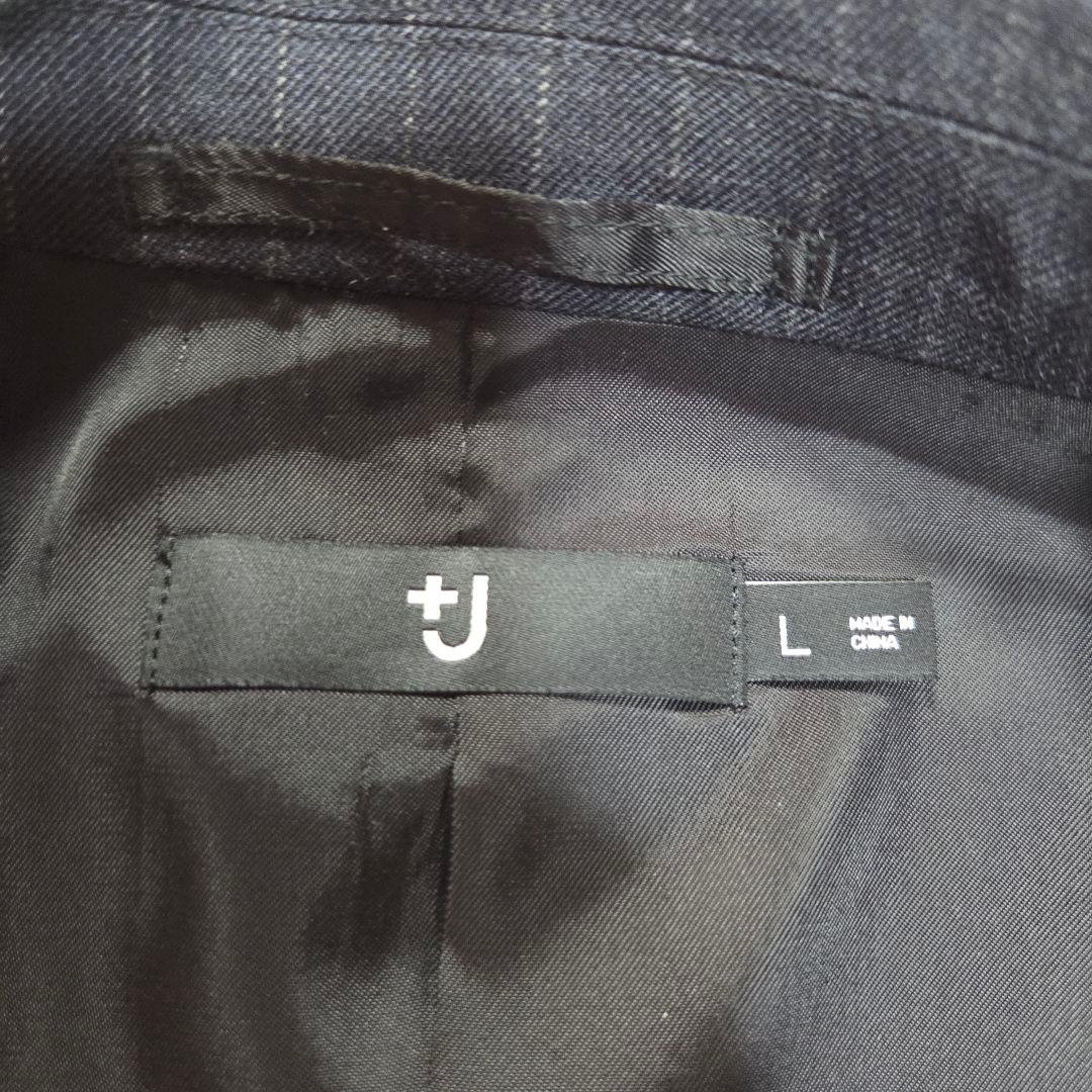 [新品タグ付き]UNIQLO +J ウールブレンドスーツセットアップ L グレー