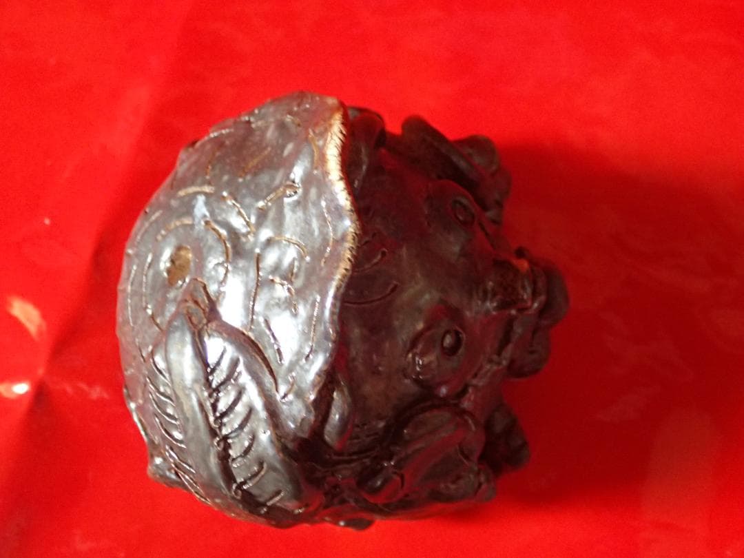 希少　置物　ハンドメイド　七福狸　陶芸　オリジナル　恋愛