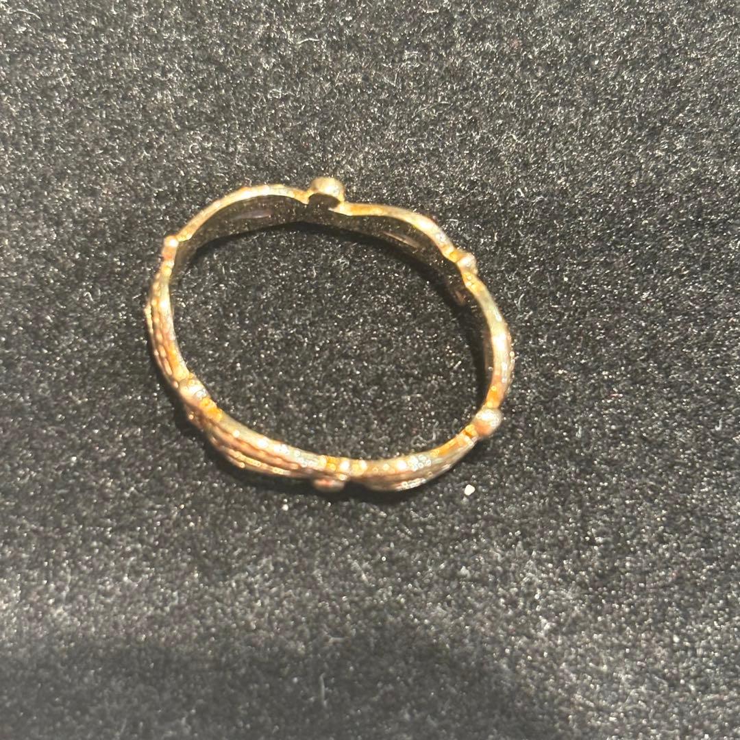 『訳アリ』AVALANCHE 10Kイエローゴールドリング