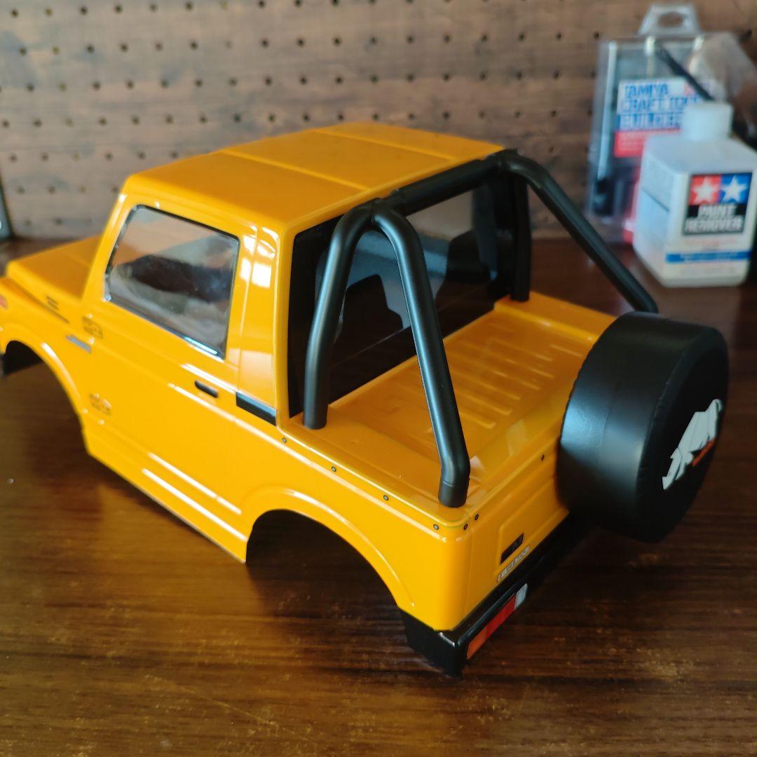 タミヤ　ジムニー　ウイリー　ボディ　キャメルイエロー