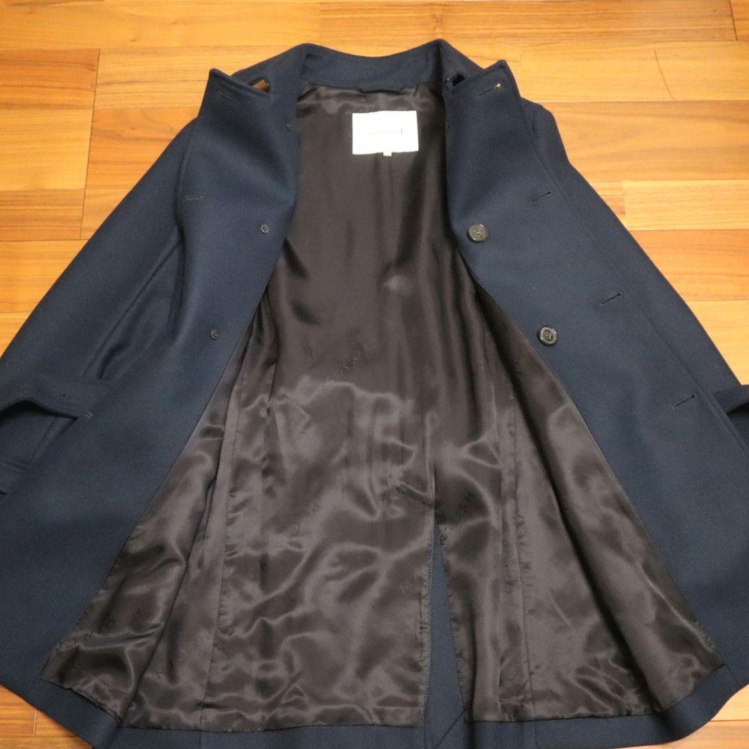 未使用級 現行 マッキントッシュ トレンチコート 40 ロロピアーナ 紺 ベルト