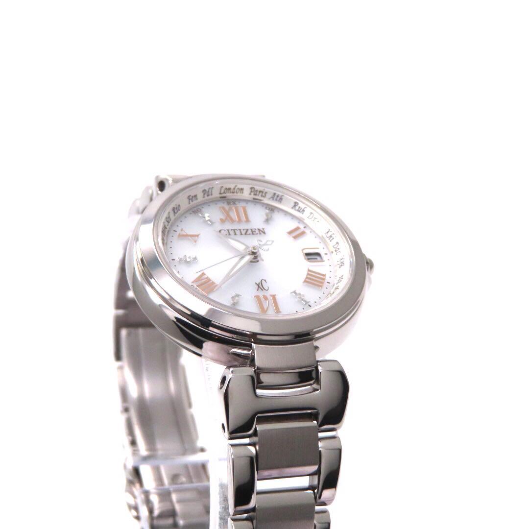 ☆新品同様 EC1030 50A クロスシー 電波ソーラー シチズン 時計