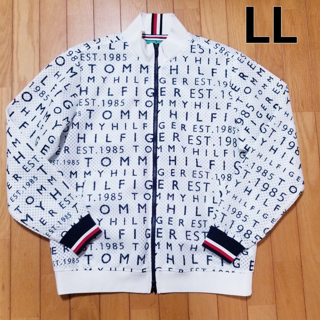 美品トミーヒルフィガーゴルフブルゾン　ジャケット　LL