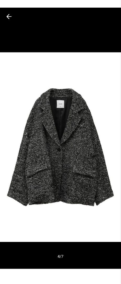 CLANE×広瀬すず CLANE MIX COLOR OVER COAT