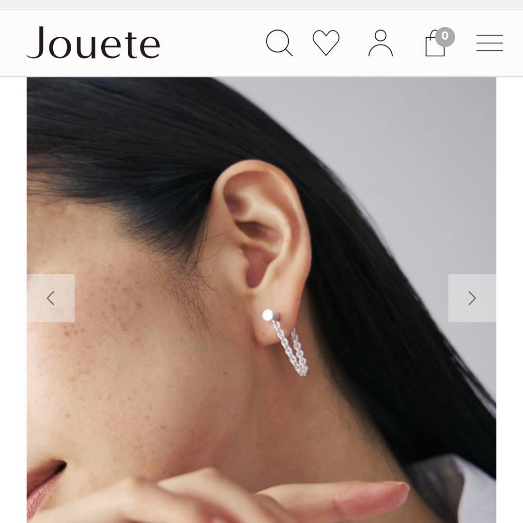 Jouete ジュエッテ コネクト ピアス チェーン シルバー925
