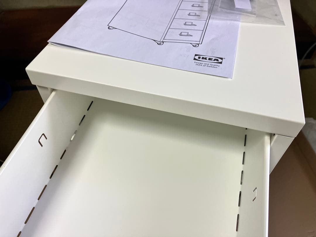 【組立・直接引取可能】HELMER ヘルメル 引き出しユニット ホワイト　イケア