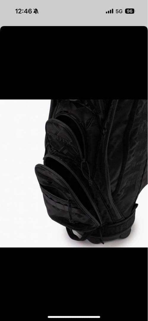 BRG311D06 ブラック ゴルフバッグ　ブリーフィング